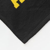 Lustiger Torwart Fußball Torwart Retro Varsity Fleecedecke (Ecke)