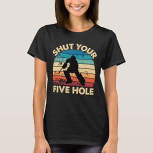Lustiger Torwart im Eishockey - Schließ deine Fünf T-Shirt