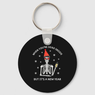 Lustiger Totenkopf, wenn du innerlich tot bist, ab Schlüsselanhänger