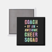 Lustiger Trainer eines großartigen Cheer-Squad-Tra Magnet (Vorderseite/Rückseite)