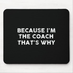 Lustiger Trainer Sports Fußbyll Bysketbyll Fußball Mousepad