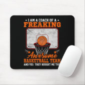 Lustiger Trainer von freaking awesome Sketll Team Mousepad (Mit Mouse)