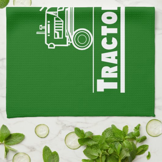 Lustiger Traktor Handtuch (Gefaltet)