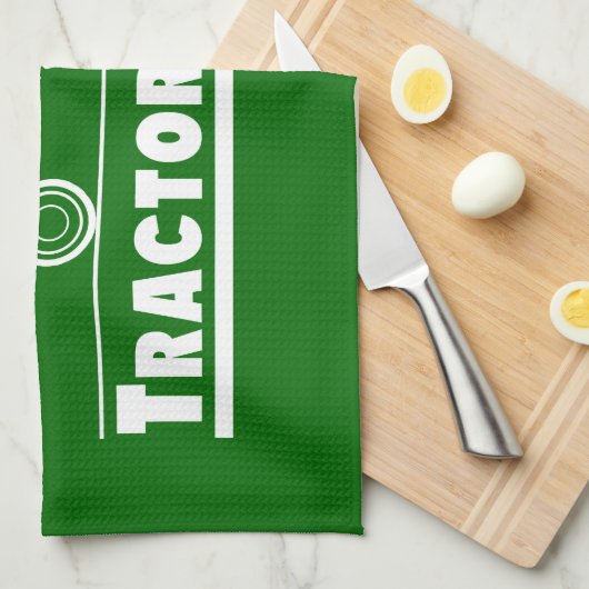 Lustiger Traktor Handtuch (Viertel Falte)