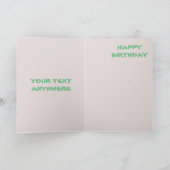 LUSTIGER TRANSGENDER-VINTAGES KARTE (Innenseite)