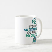 Lustiger treibender kaffeetasse (VorderseiteRechts)