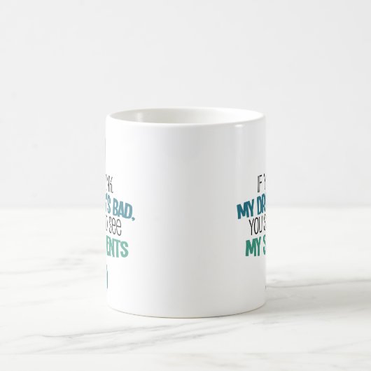 Lustiger treibender kaffeetasse (Mittel)