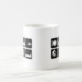 Lustiger Triathlon Kaffeetasse (Mittel)