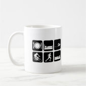 Lustiger Triathlon Kaffeetasse (Links)