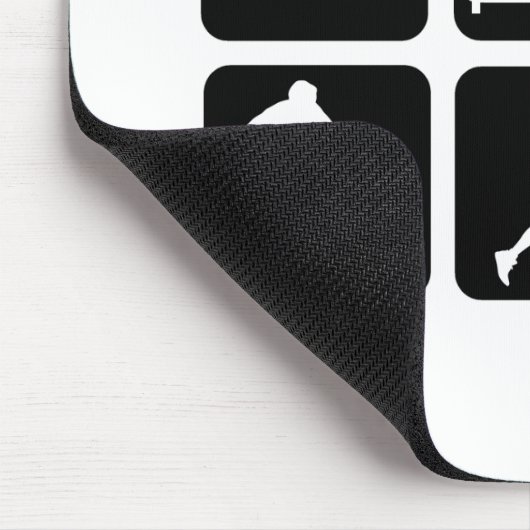 Lustiger Triathlon Mousepad (Ecke)