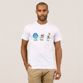 Lustiger Triathlon T-Shirt (Vorne ganz)