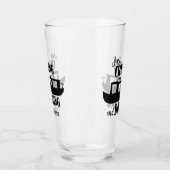 Lustiger Trinkspruch für Kanal-Schmalboot Glas (Links)