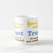 Lustiger Trompete-Witz Kaffeetasse (Mittel)