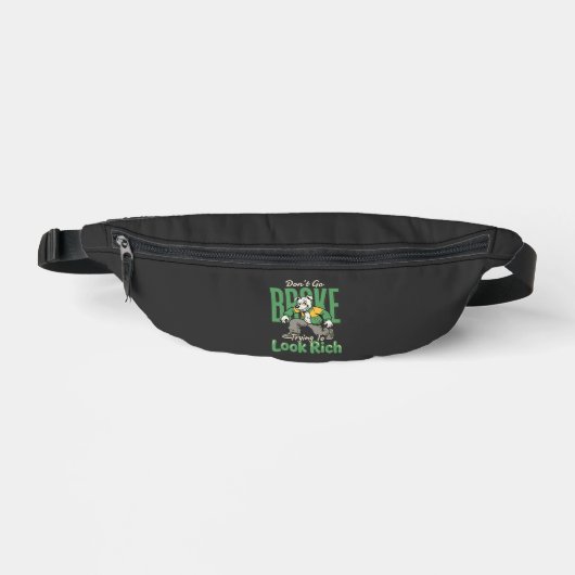 Lustiger Tropfhund-Geld-Zitat Bauchtasche (Vorderseite)