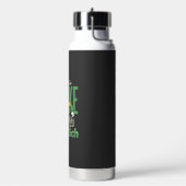 Lustiger Tropfhund-Geld-Zitat Trinkflasche (Links)