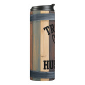 Lustiger Trophäen-Ehemann Thermosbecher (Nach links gedreht)