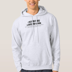 Lustiger Trucker-Schnellablade- und Anhänger-Logis Hoodie