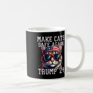 Lustiger Trump 24 Präsident Dete Meme Macht Katzen Kaffeetasse