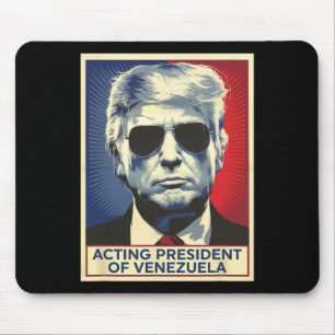 Lustiger Trump als Präsident von Venezuela _1 Mousepad