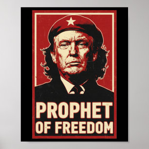 Lustiger Trump Che Guevara Prophet Der Freiheit Li Poster