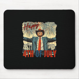 Lustiger Trump Frohes 4. Juli Unabhängigkeitstag Mousepad