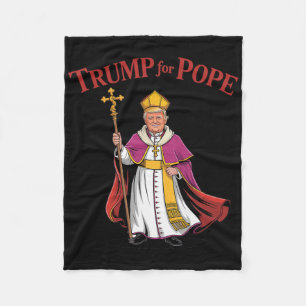 Lustiger Trump Für Papst Katholisch Vatikan Papstt Fleecedecke