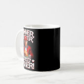 Lustiger Trump Gewinner Gewinner Truthahn Abendess Kaffeetasse (Vorderseite Links)