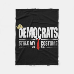Lustiger Trump Halloween-Kostüm-Demokraten haben m Fleecedecke