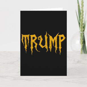 Lustiger Trump Horror Halloween Gruseliger Trump K Karte