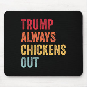 Lustiger Trump kneift immer aus Taco Trump Huhn Mousepad