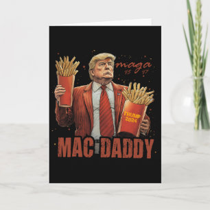 Lustiger Trump Mac Daddy Tee  Karte