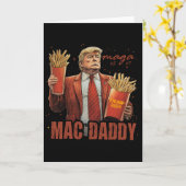 Lustiger Trump Mac Daddy Tee  Karte (Gelbe Blume)