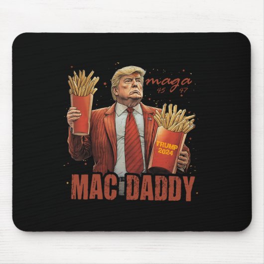 Lustiger Trump Mac Daddy Tee  Mousepad (Vorne)