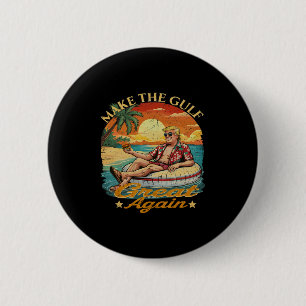 Lustiger Trump  Mach den Golf großartig  Trump Mer Button