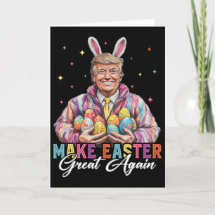 Lustiger Trump macht Ostern wieder großartig Bunny Karte