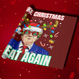 Lustiger Trump macht Weihnachten wieder großartig Geschenkpapier