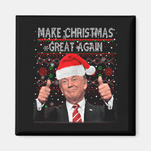 Lustiger Trump macht Weihnachten wieder großartig  Magnet
