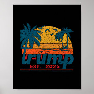 Lustiger Trump-Shirt Golf Von Uns Amerika Est 2025 Poster