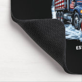 Lustiger Trump-Sieg-Schneeflocken-Entfernungsdiens Mousepad (Ecke)