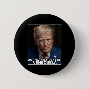 Lustiger Trump spielt Präsident von Venezuela Button