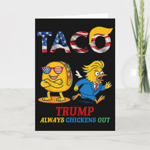 Lustiger Trump Taco Trump kneift immer _10 Karte