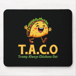 Lustiger Trump Taco Trump kneift immer 11 Mousepad