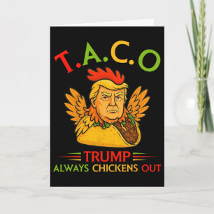 Lustiger Trump Taco Trump kneift immer _12  Karte