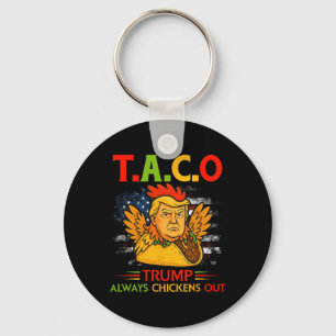 Lustiger Trump Taco Trump kneift immer 12 Schlüsselanhänger