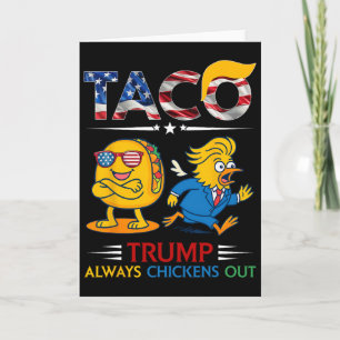 Lustiger Trump Taco Trump kneift immer 14  Karte