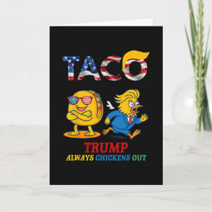 Lustiger Trump Taco Trump kneift immer 17 Karte