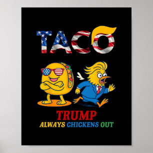 Lustiger Trump Taco Trump kneift immer 17 Poster