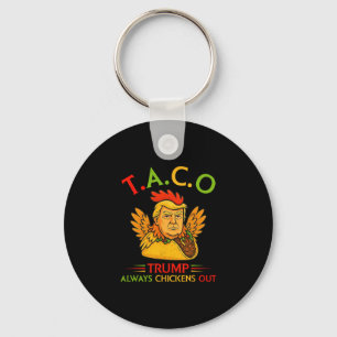 Lustiger Trump Taco Trump kneift immer 1  Schlüsselanhänger