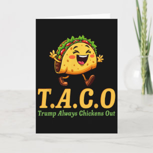 Lustiger Trump Taco Trump kneift immer _22  Karte