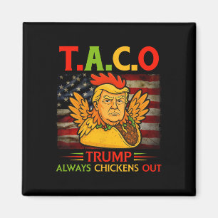Lustiger Trump Taco Trump kneift immer 23 Magnet